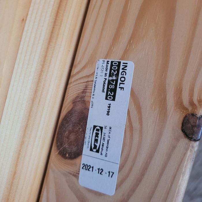 Krzesło ikea ingolf brązowe