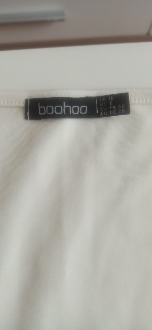 Body Boohoo tiulowe rękawy rozmiar 38