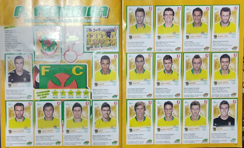 Caderneta Futebol 2010-11