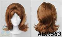 Peggy Bundy Brązowa peruka fryzura lata 60 70 te cosplay wig