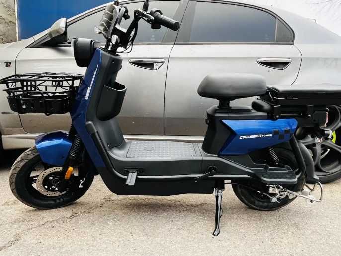 Електроскутер Crosser 1000W Графенова АКБ 72V пробіг до 85 км потужний