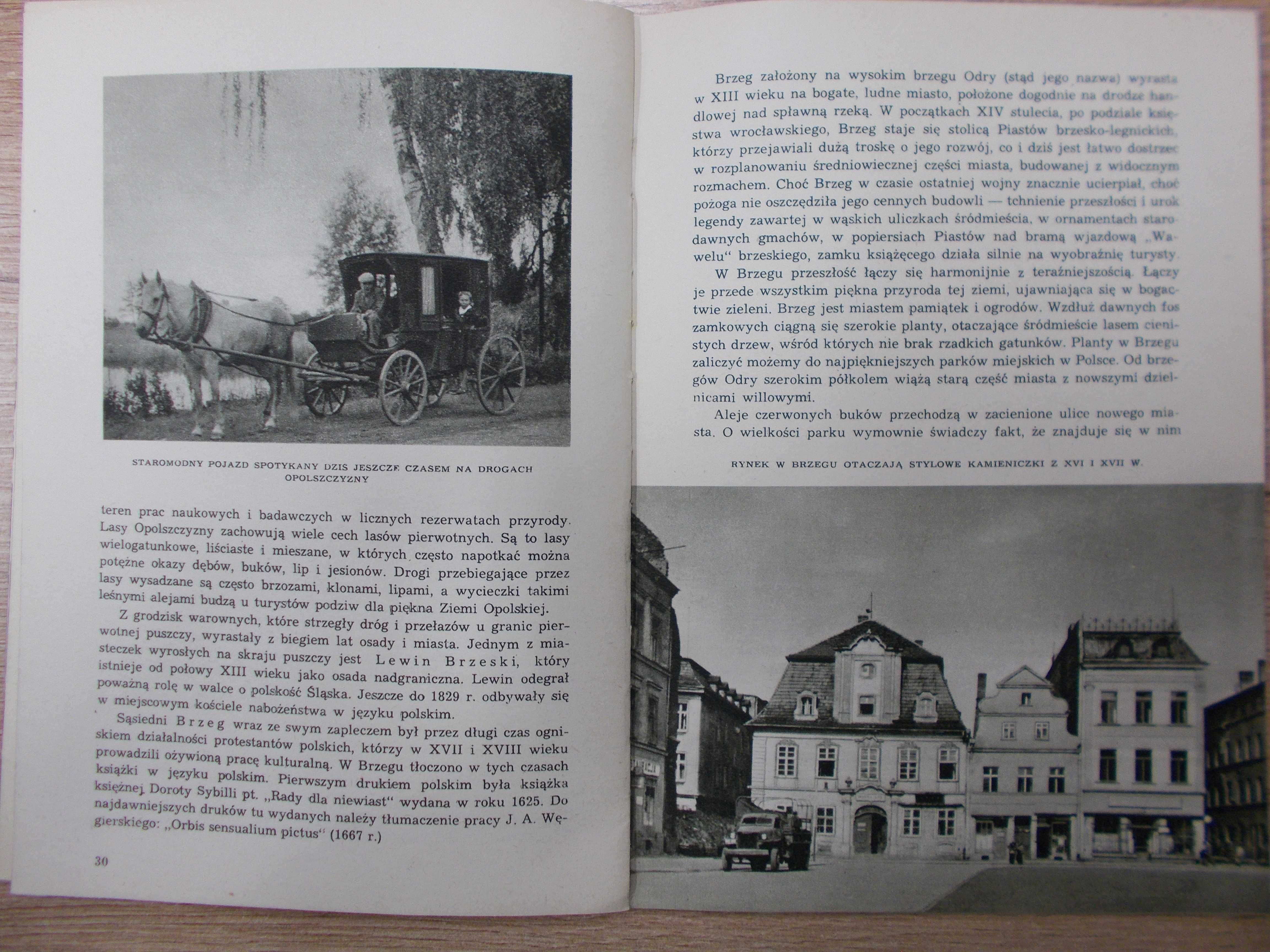 Antyki Opole Opolszczyzna stare ilustrowane książki z 1953 roku