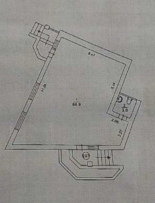 Оренда фасадного приміщеня з ремонтом 73м2, Софіївська Борщагівка