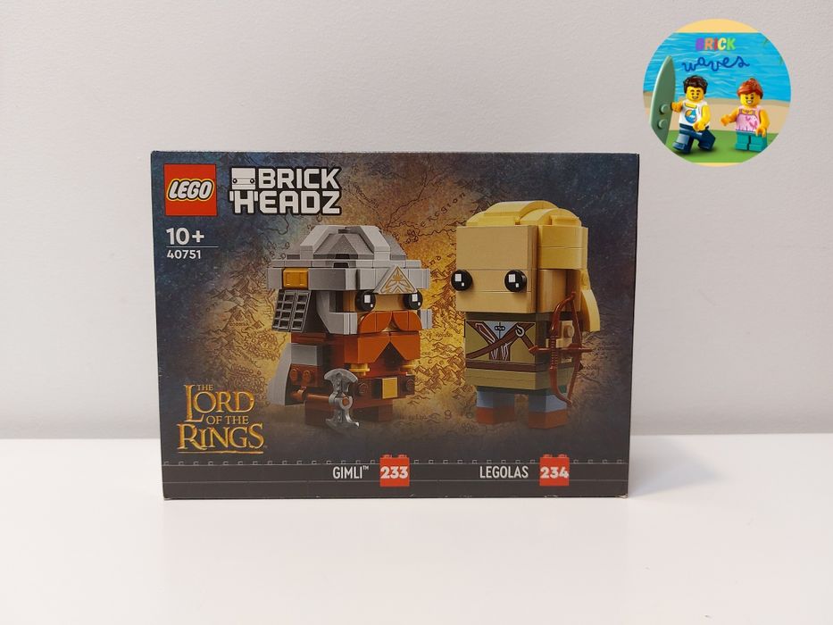 ENVIO GRATIS-LEGO 40751 Legolas & Gimli (BrickHeadz)