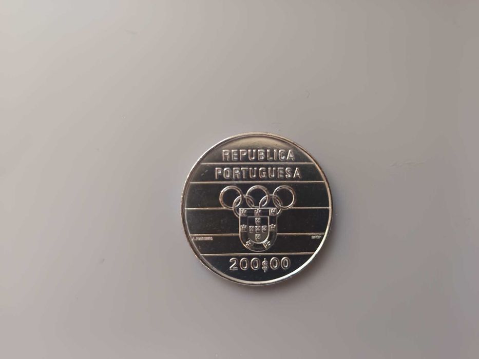 Moeda Comemorativa 200 Escudos - XXV Jogos Olímpicos (Barcelona 1992)