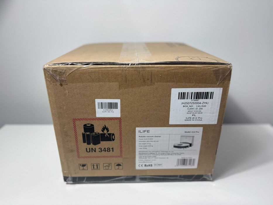 Nowy Robot Sprzątający ILIFE A12 PRO + stacja samoczyszcząca, komplet!