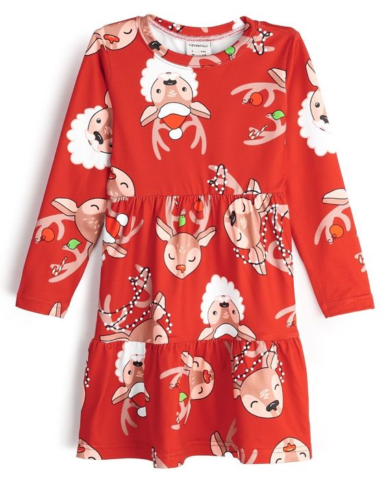 Sukienka z nadrukiem