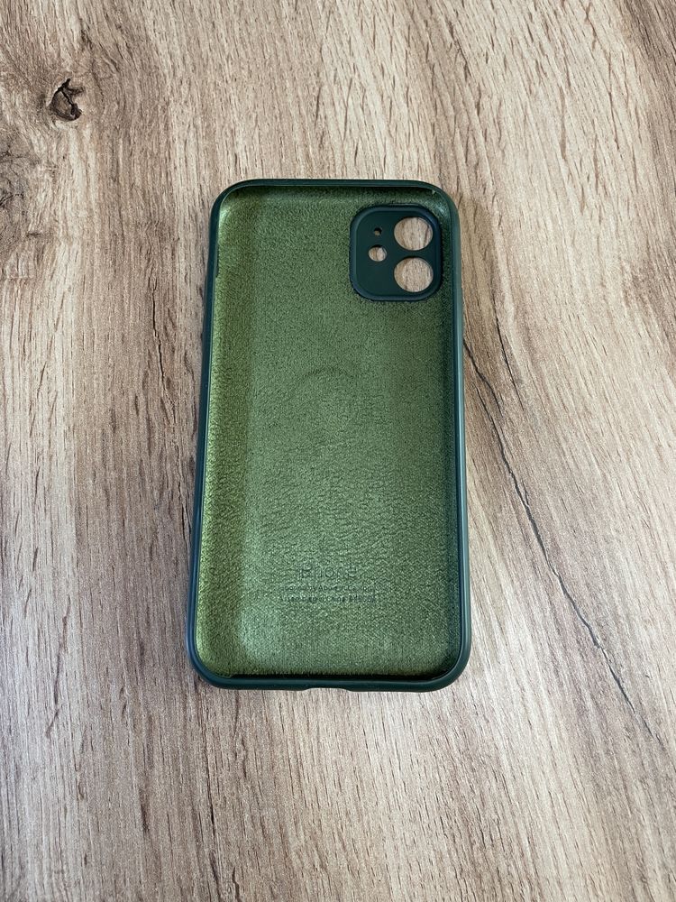 Чехол Silicone Case iPhone 11 (FullCamera закрытый низ и камера айфон)