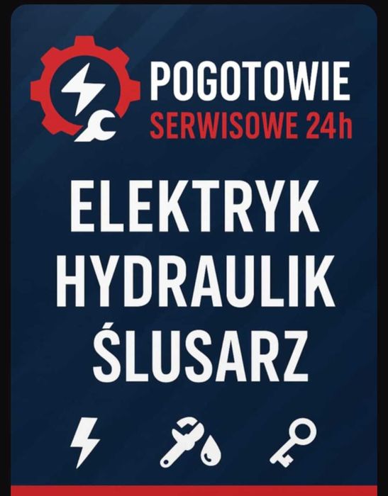 Awarie24h Hydrauliczne i elektryczne oraz drobne naprawy.