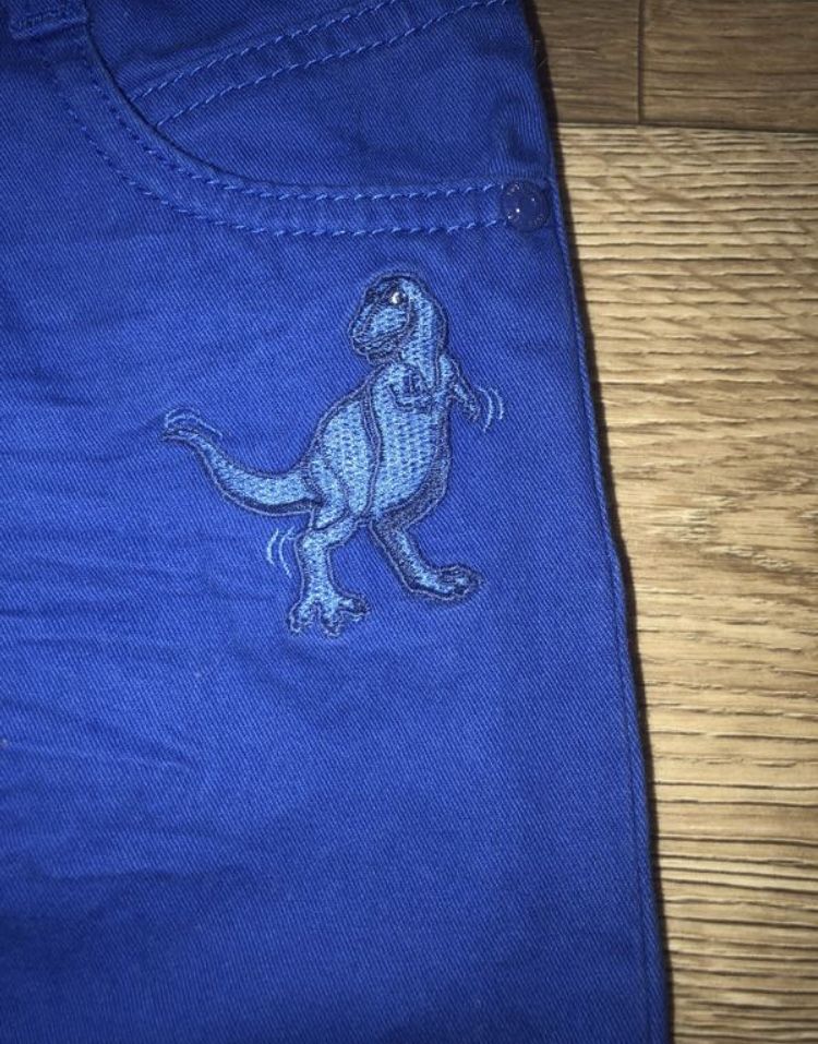 Штани Kiabi джинси скіні брюки lupilu с динозавром