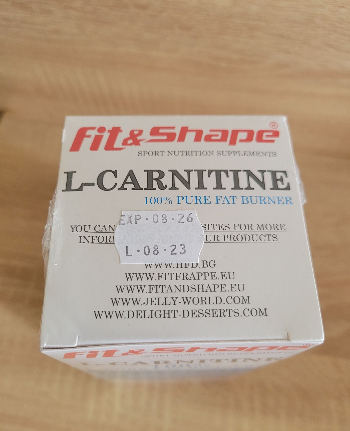 L carnitine від Fit&shape, оригинал жиросжигатель