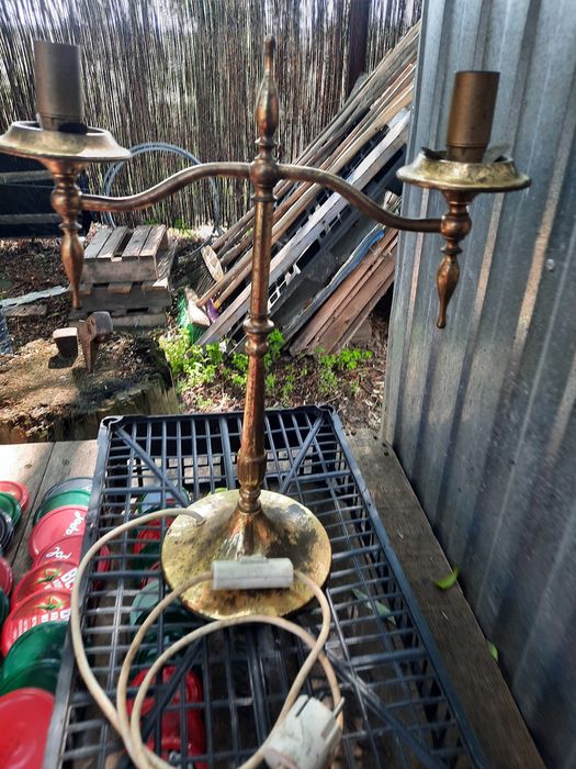 Lampka,świecznik Prl.