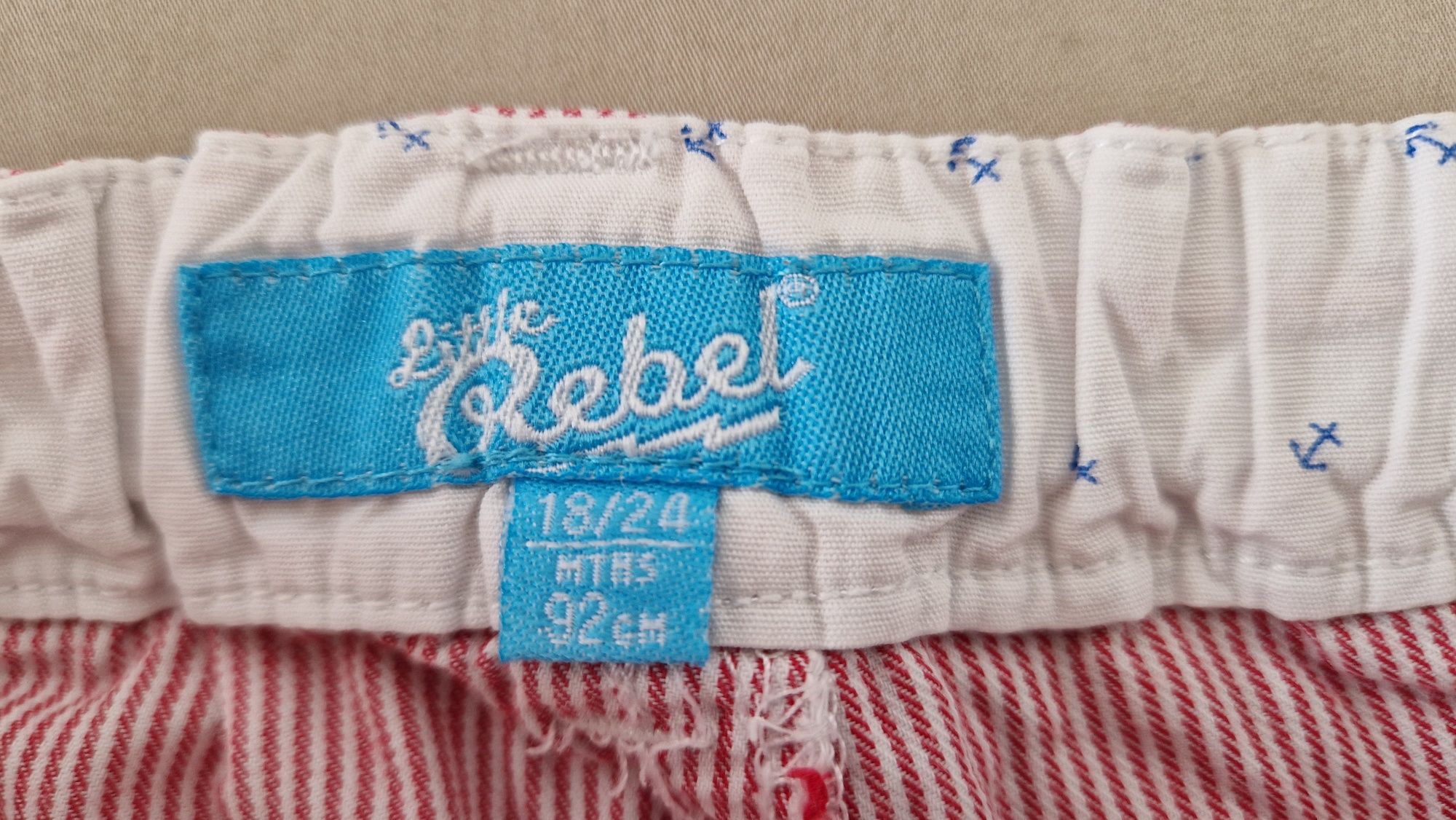 pack 2 calções Little Rebel 86/92 cm 18/24 meses roupa bebé criança