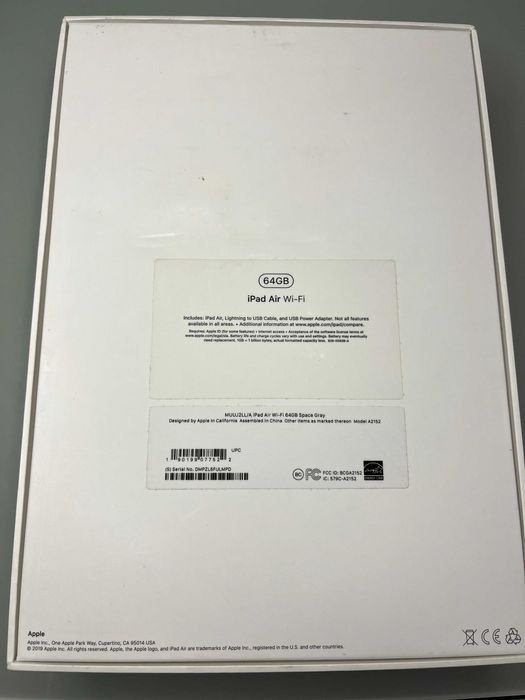 Apple iPad Air (3‑го покоління) 64 ГБ, Space Gray