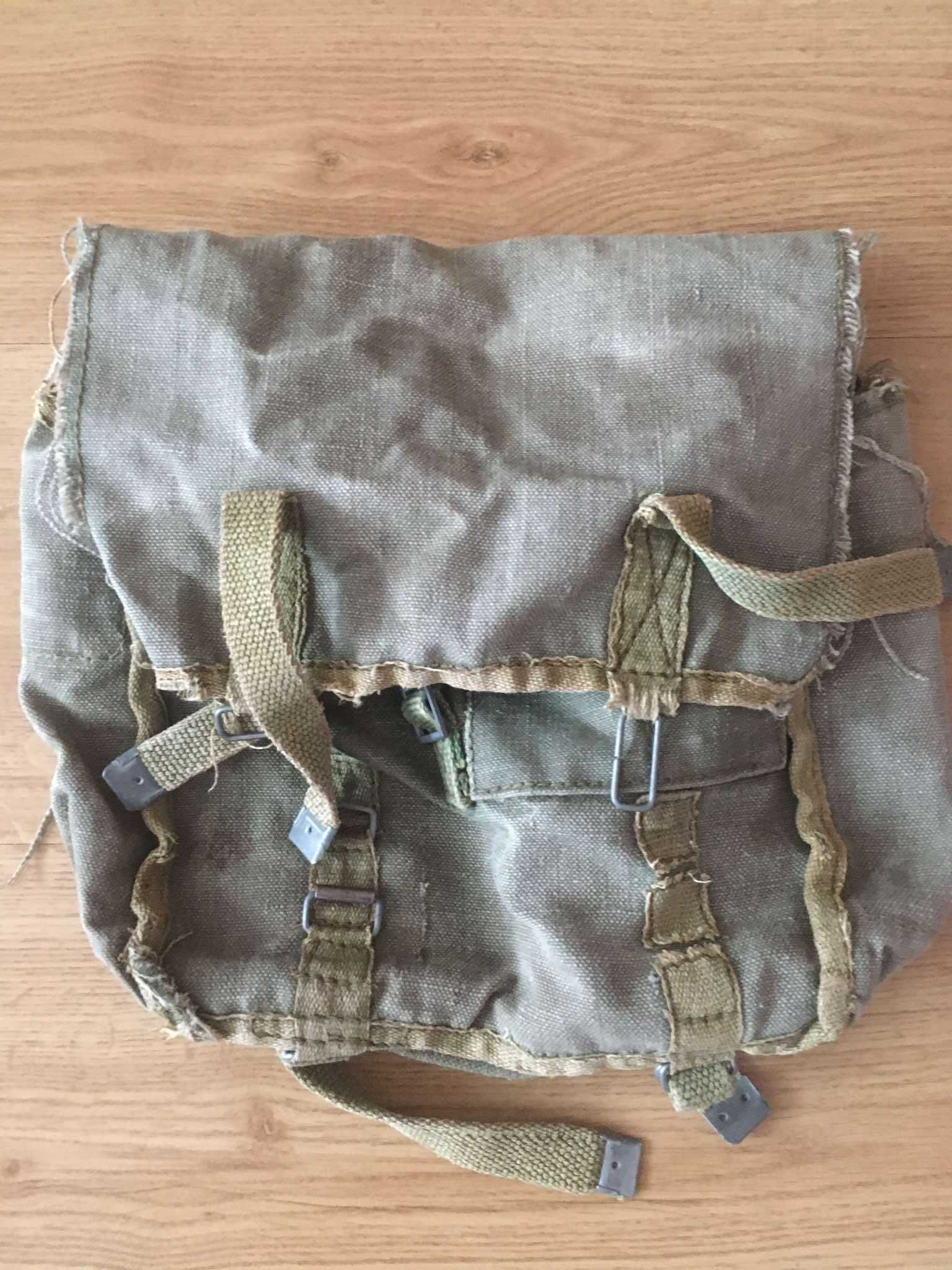 Manierka na wode  + chlebak torba  lwp wojsko prl