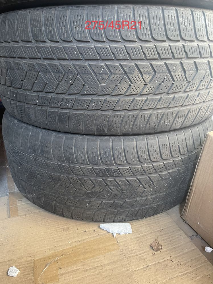 Резина зимова 275/45 R21 б/в, ціна за 1  шт.,торг до продажу