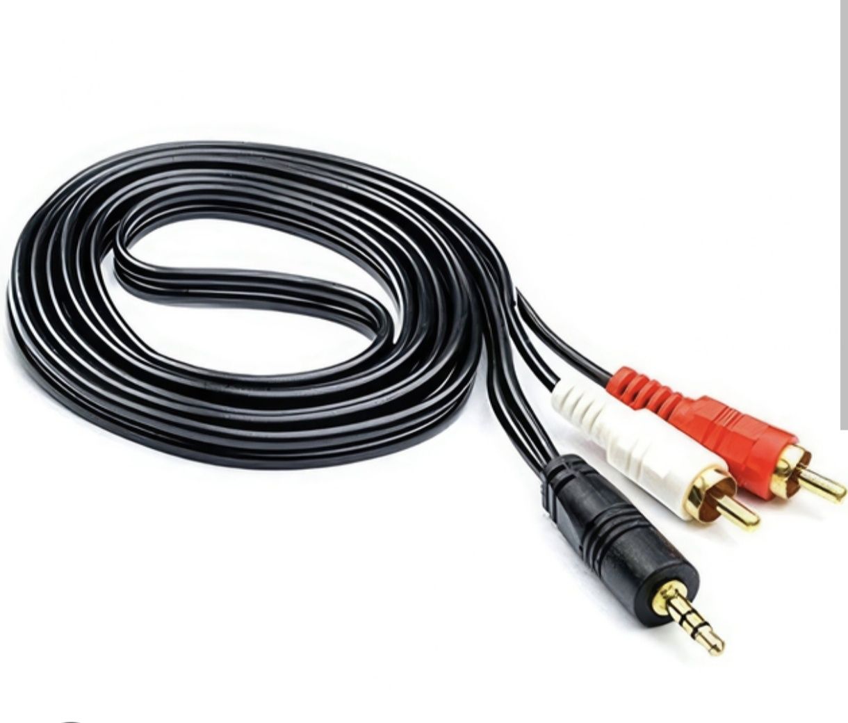 Аудио шнур аукс aux jack 3.5mm-jack 3.5mm, 2rca-3.5mm