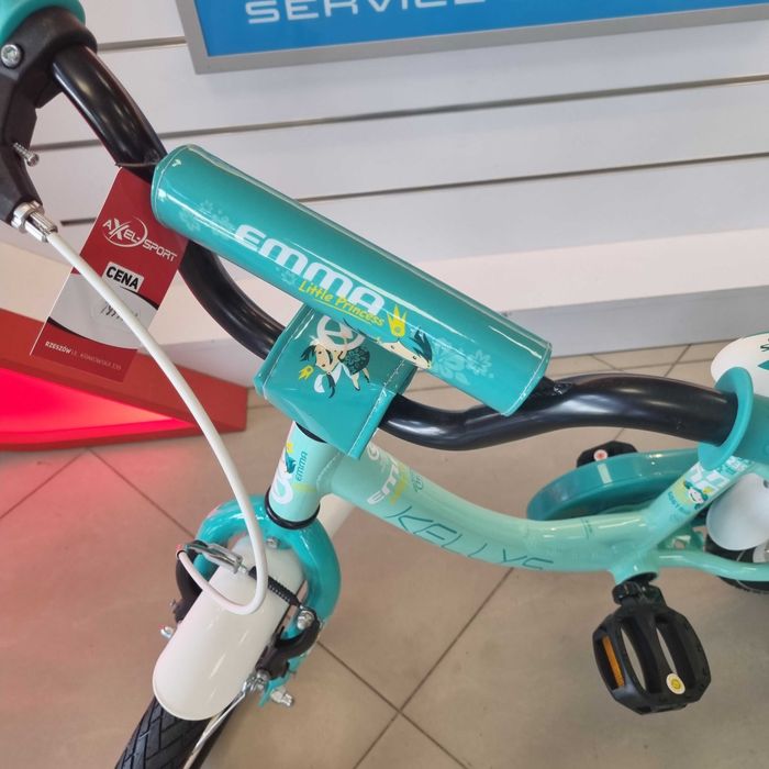 NOWY Rower dziecięcy KELLYS EMMA MENTHOL z kółkami bocznymi koła 16"