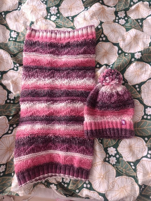 Czapka i komin, ciepłe, 4F