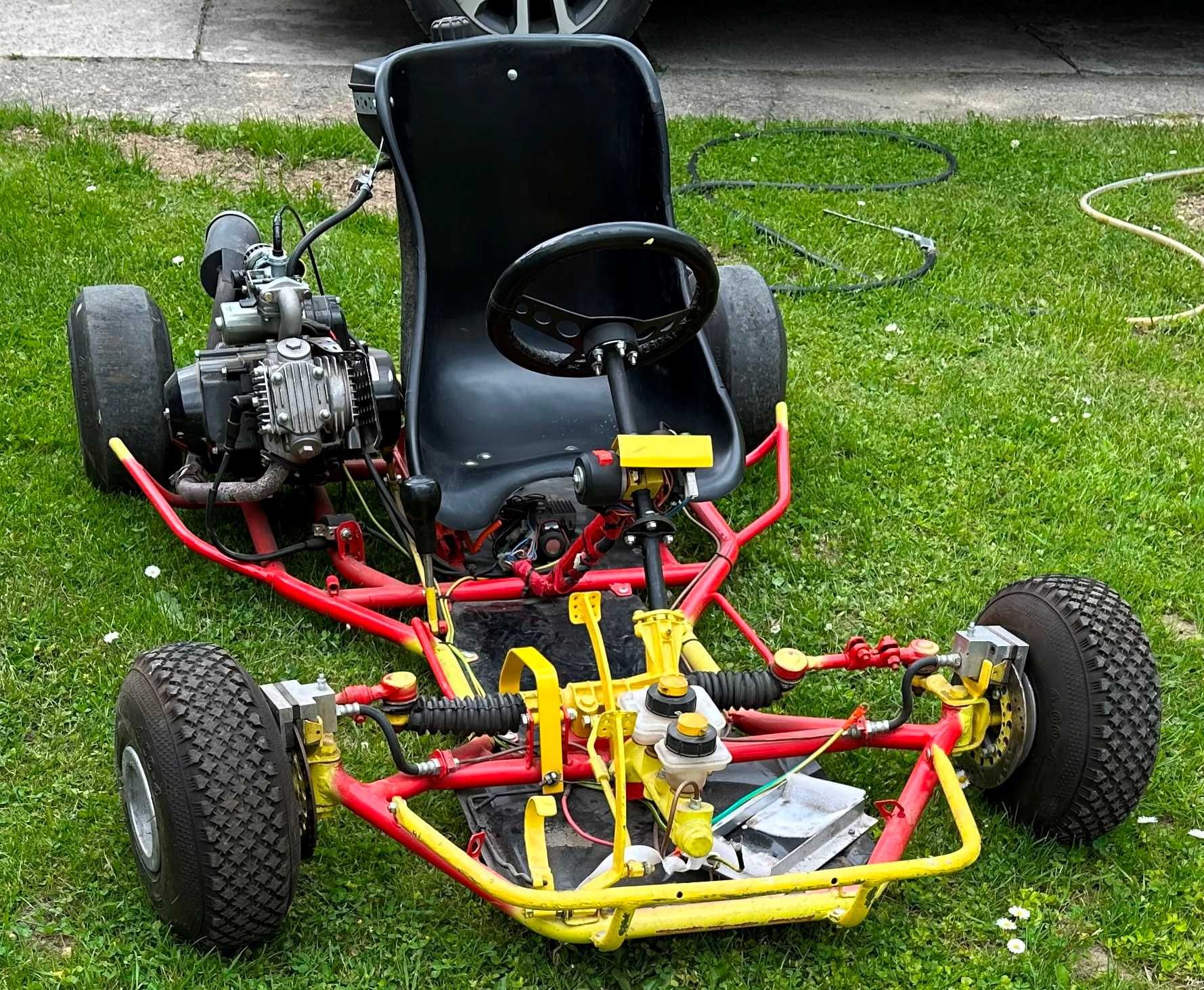 Gokart - oryginalna rama, silnik 4- suwowy 125 cm