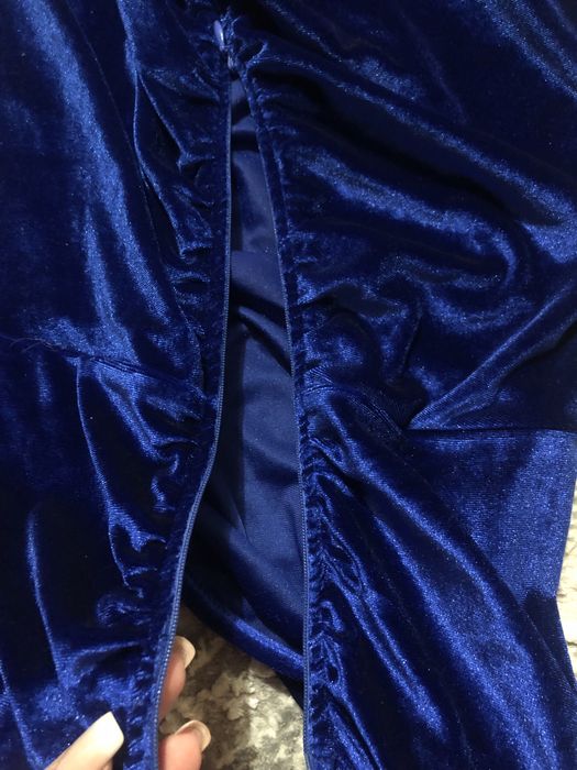 Міні сукня велюрова