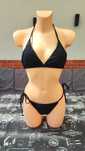 RXRXCOCO strój kąpielowy dwuczęściowy, czarny bikini M