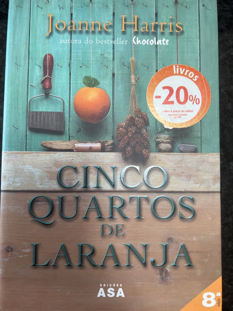 Vendo “Cinco Quartos de Laranja” de Joanne Harris