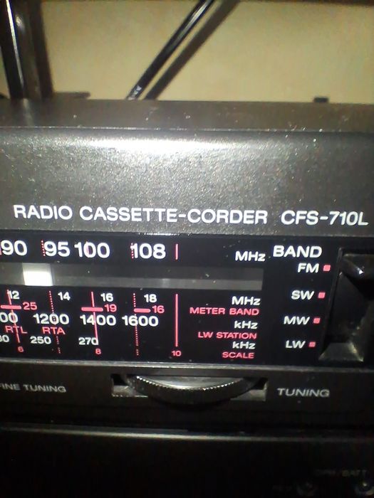 IGŁA !   SONY CFS-710L. Boombox. Radiomagnetofon.