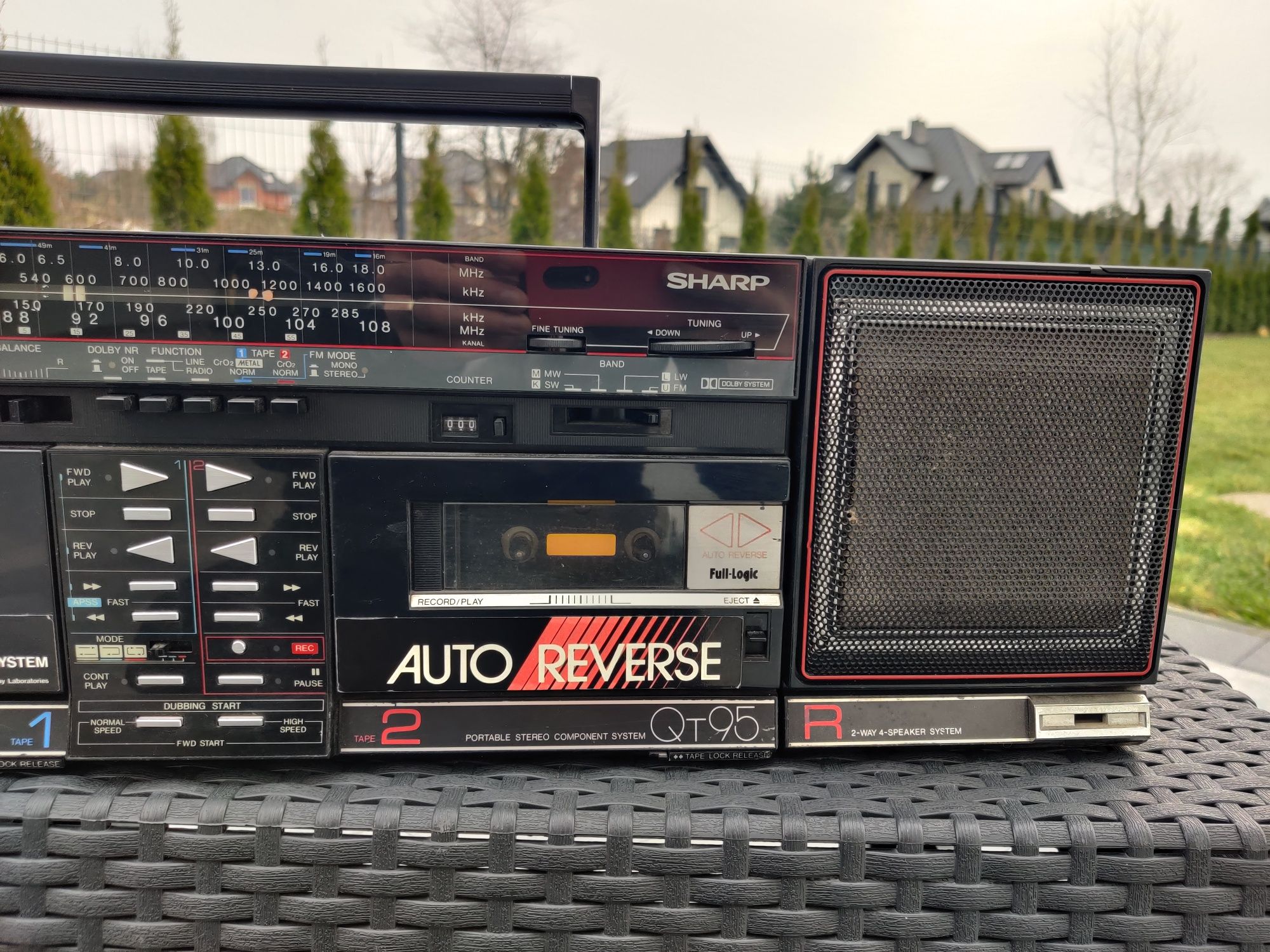 Rzadki Boombox Sharp QT95 radiomagnetofon qt-95