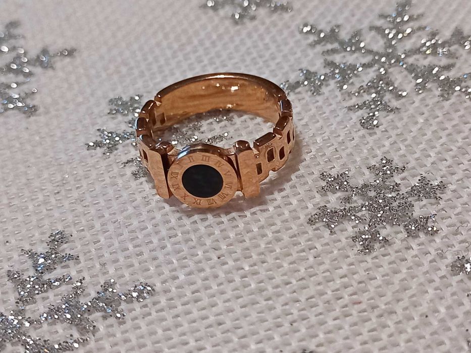 Pierścionek B v l g a r ii różowe złoto r.13 • NOWY • Piękny Prezent