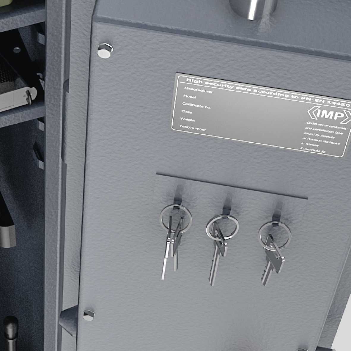 Szafa na broń SIEGEN kl. S1 uchwyt na 5 szt. broni zamek elektroniczny