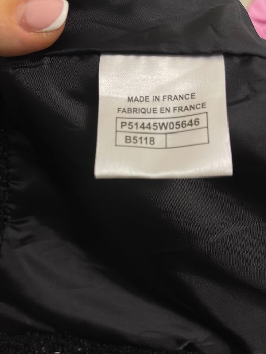 Твідовий жакет CHANEL з біркою в паєтку розміру s