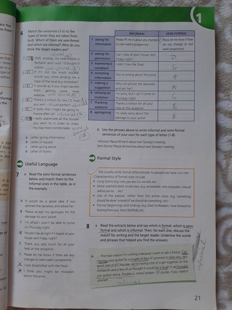 Upstream B2+ student's book and workbook