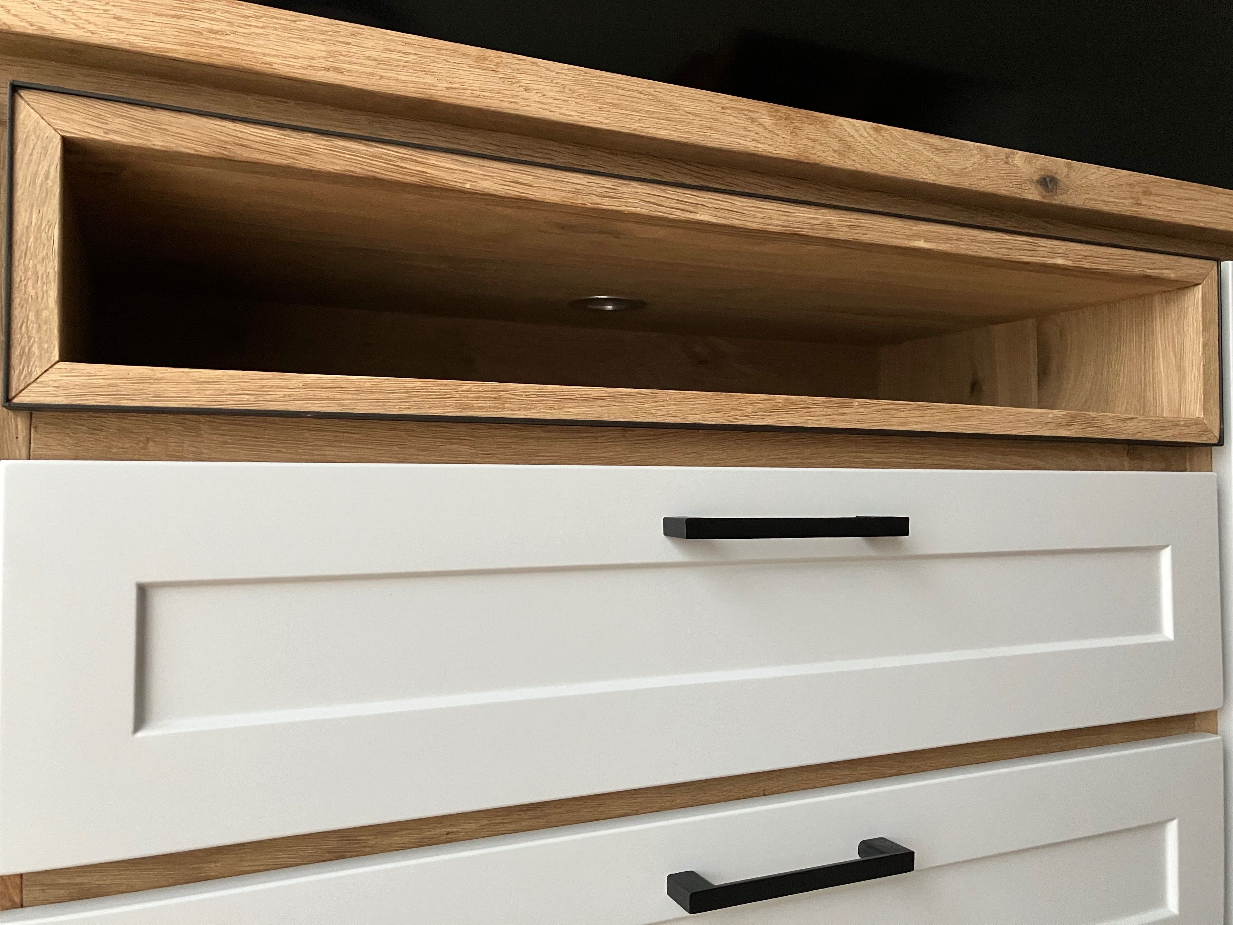 Komoda LOFT szafka TV H&H lite drewno dębowe