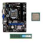 MotherBoard H81M-P33 Skt 1150 + Intel G1820 + 4Gb DDR3