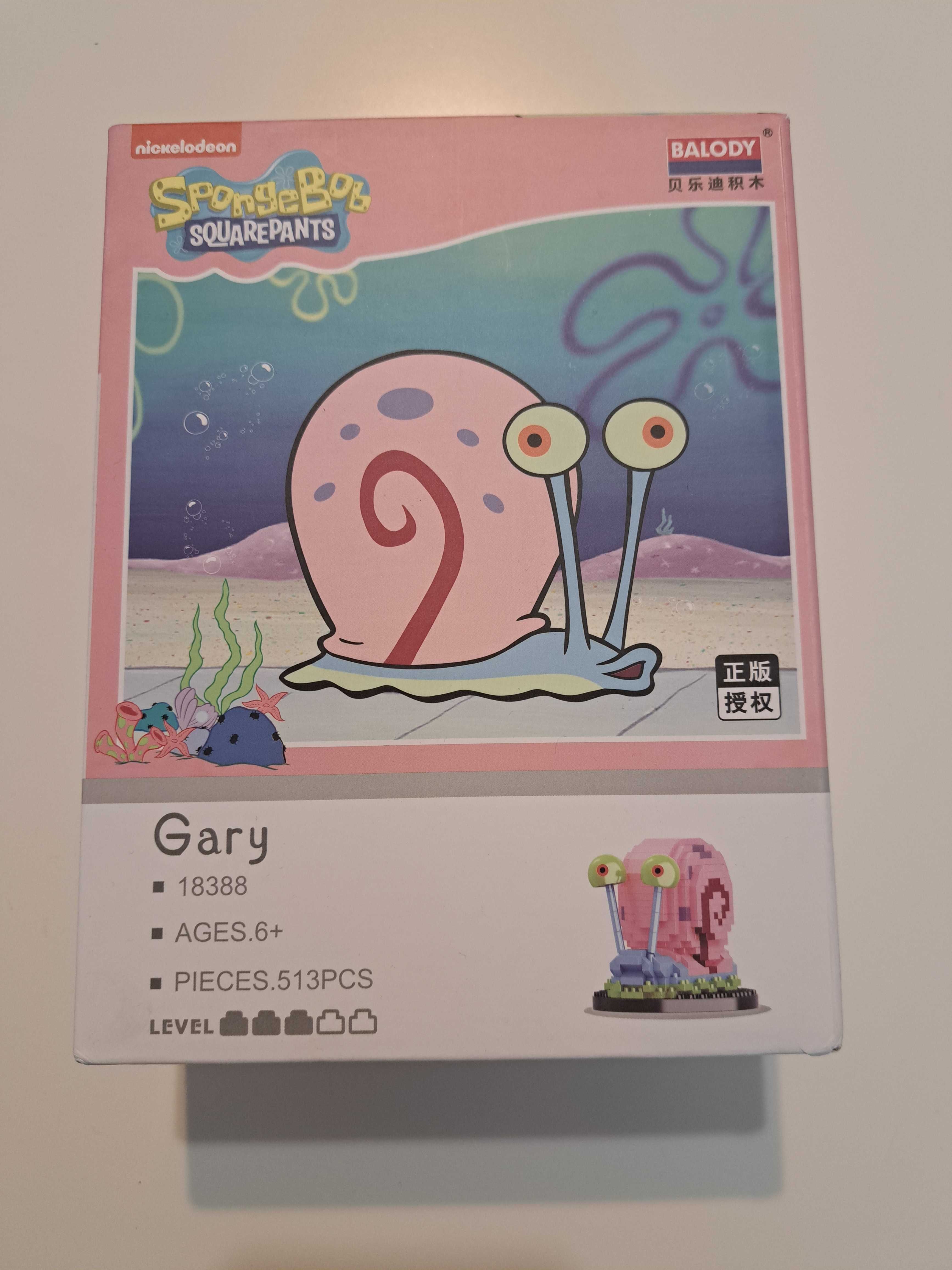 Klocki Ślimak Gacuś Spongebob Kanciastoporty 513 elementów jak Lego