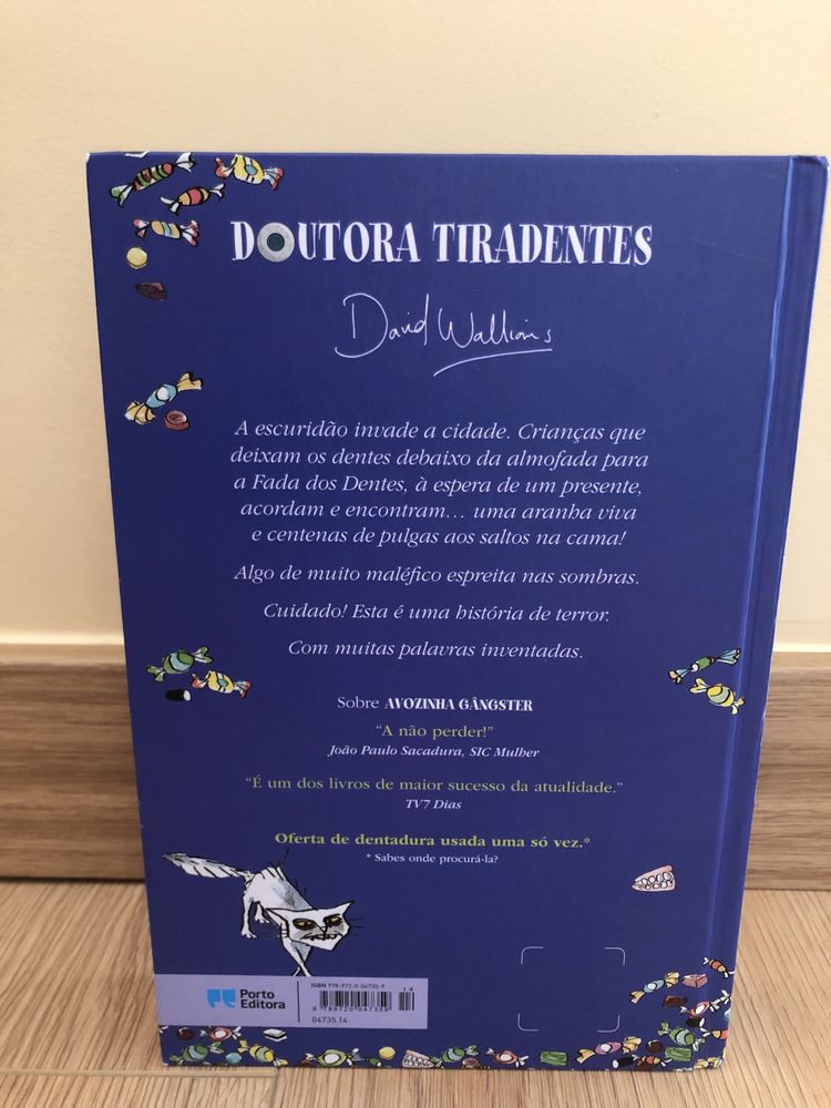 “ A doutora tira-dentes”- livro de David Walliams