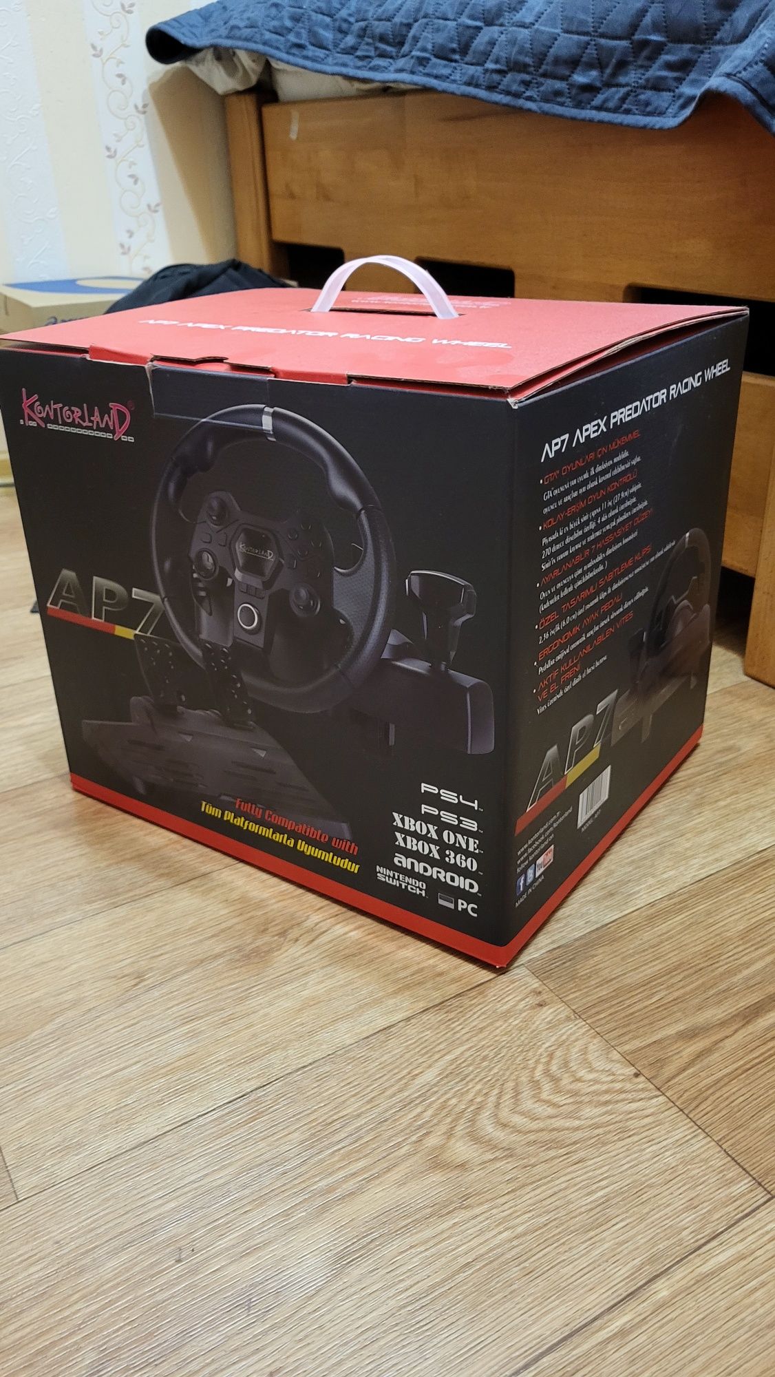 Ігровий руль AP7 APEX PREDATOR racing wheel