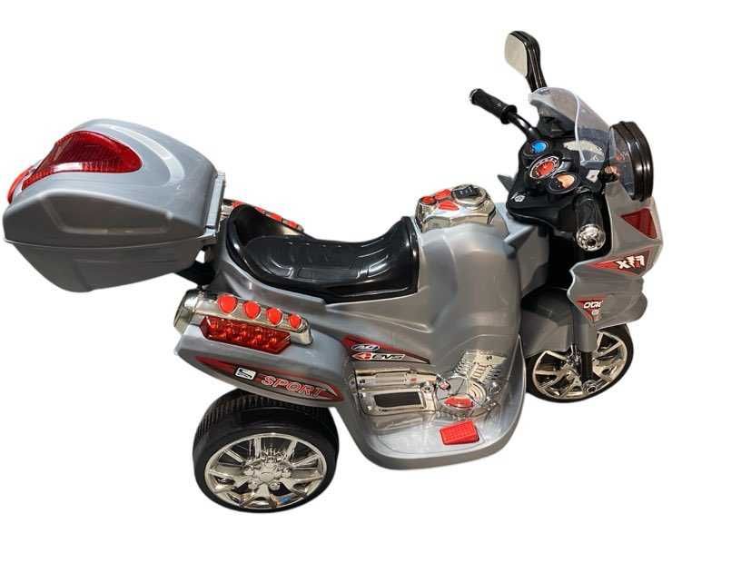 Motocykl-motor dla dzieci elektryczny JEŹDZIK TRÓJKOŁOWY ZE ŚWIATŁAMI