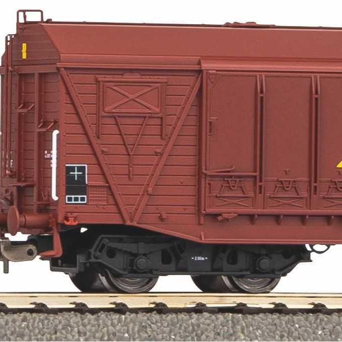 PIKO H0 (58286) - Zestaw 2 wagonów krytych 401Ka PKP Ep. IV