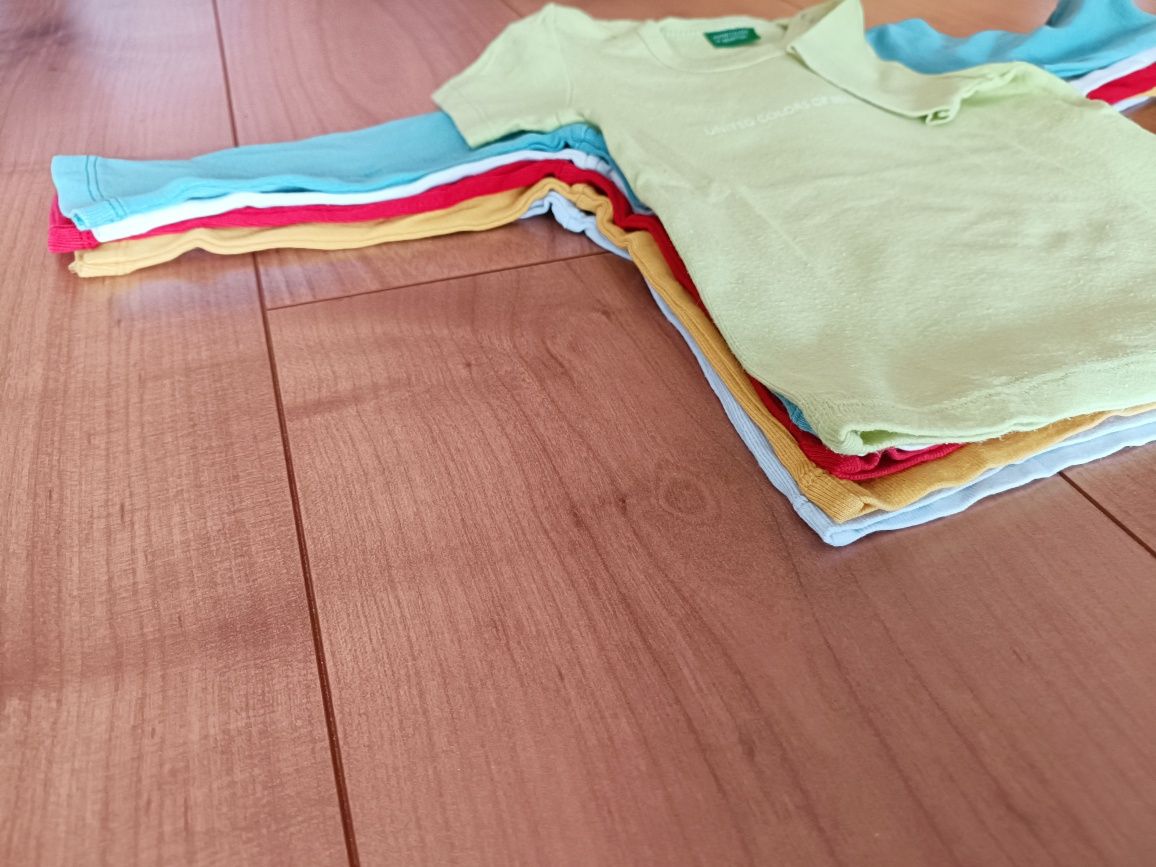 5 Sweatshirts + 1 T-shirt Benetton - 9 meses (66cm)