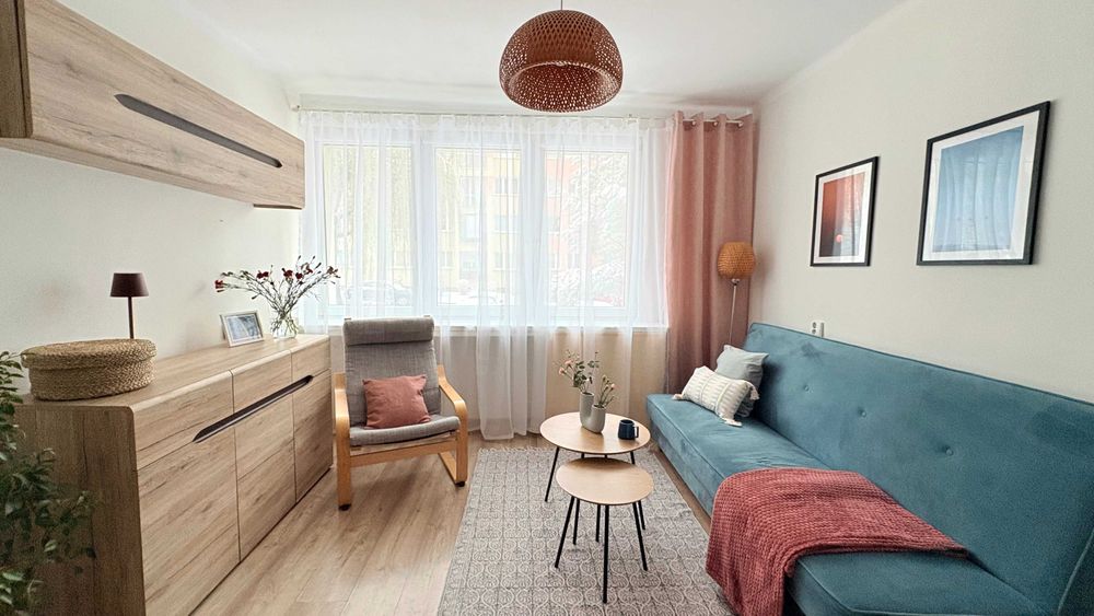 Przytulne, słoneczne 2-pokojowe mieszkanie – Tysiąclecie