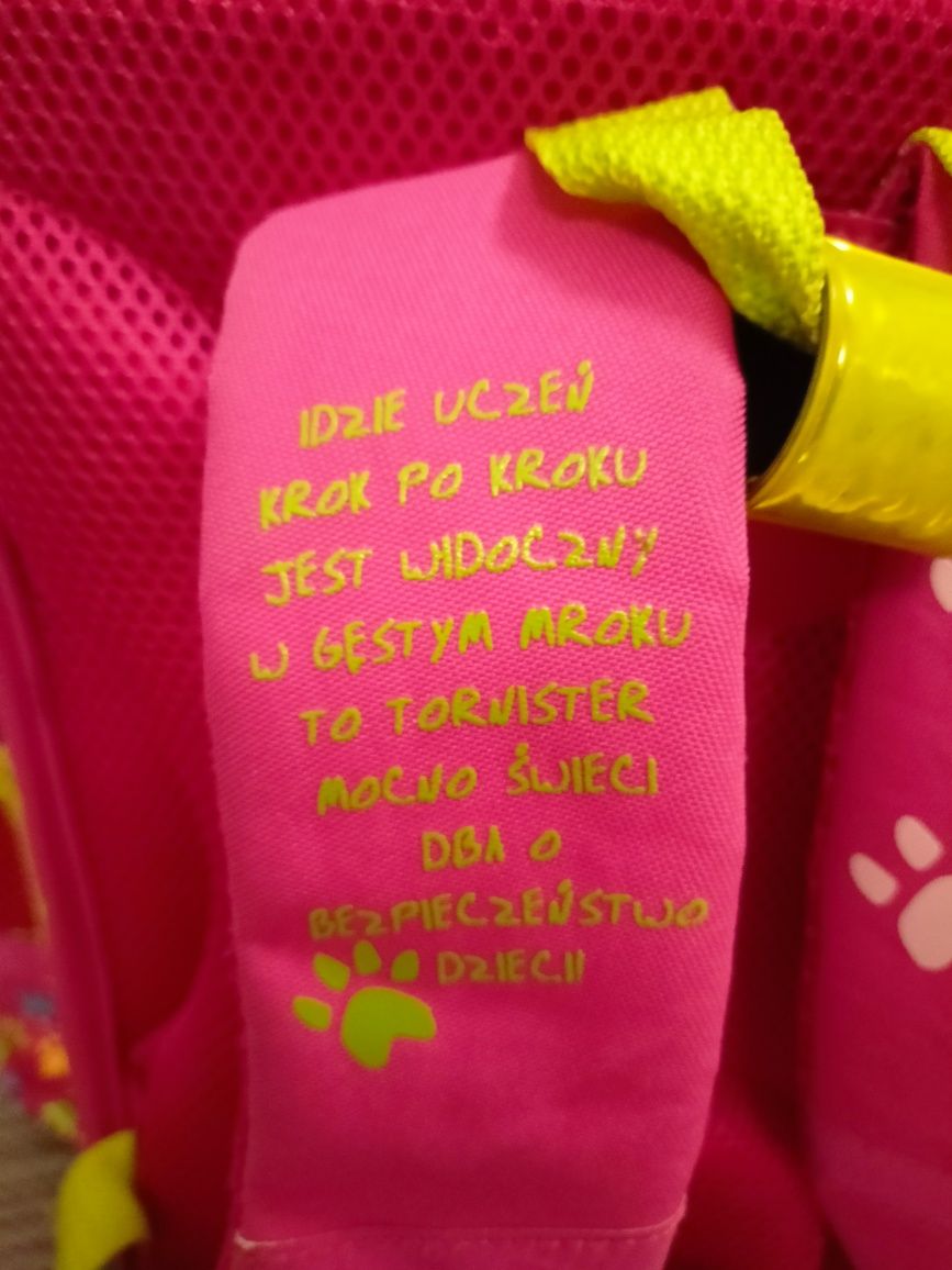 Plecak dla dziewczynki różowy z kotkiem