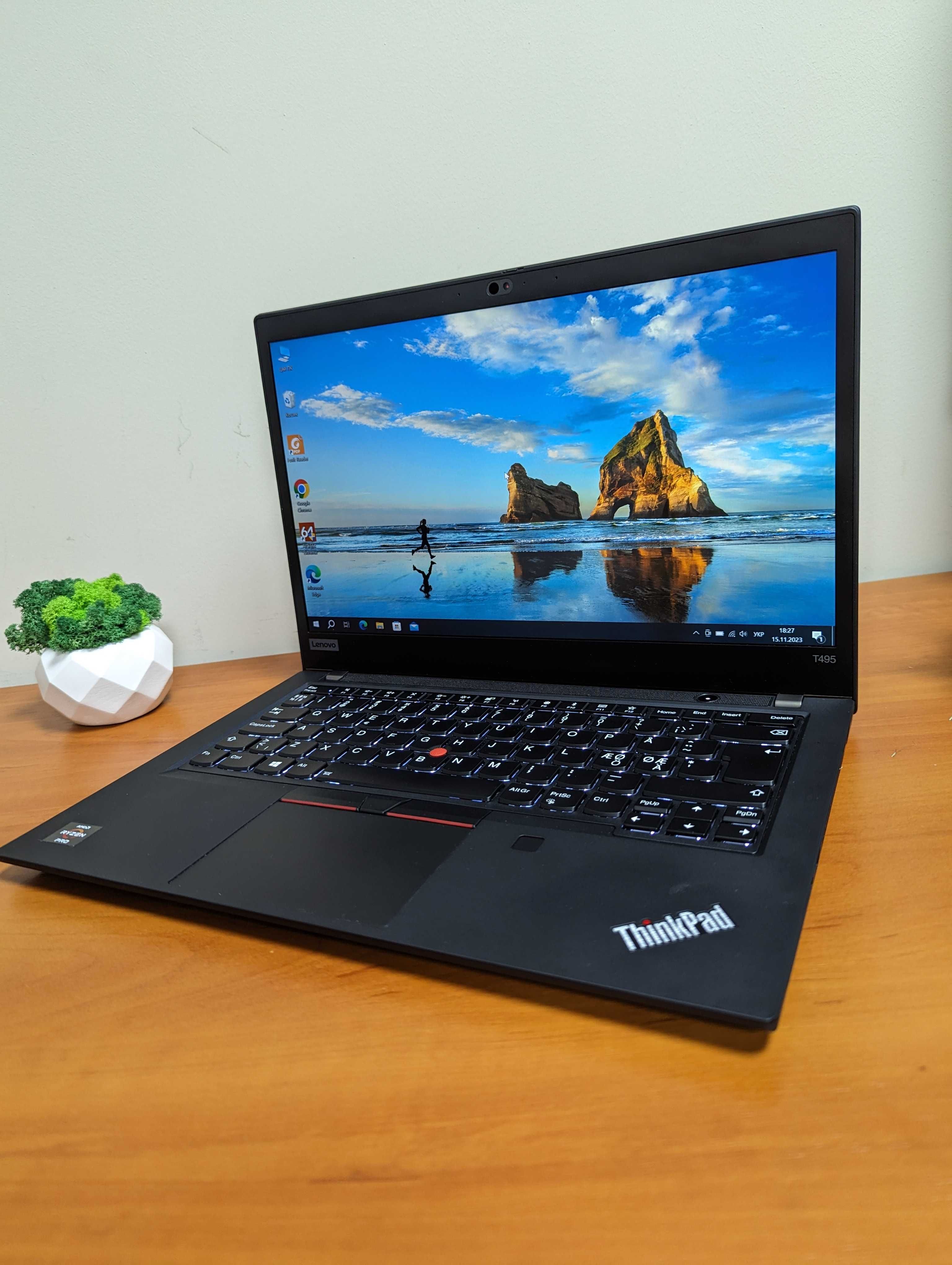 Ноутбук Lenovo ThinkPad T495/14/IPS/FULLHD/Ryzen5 Pro/16/256