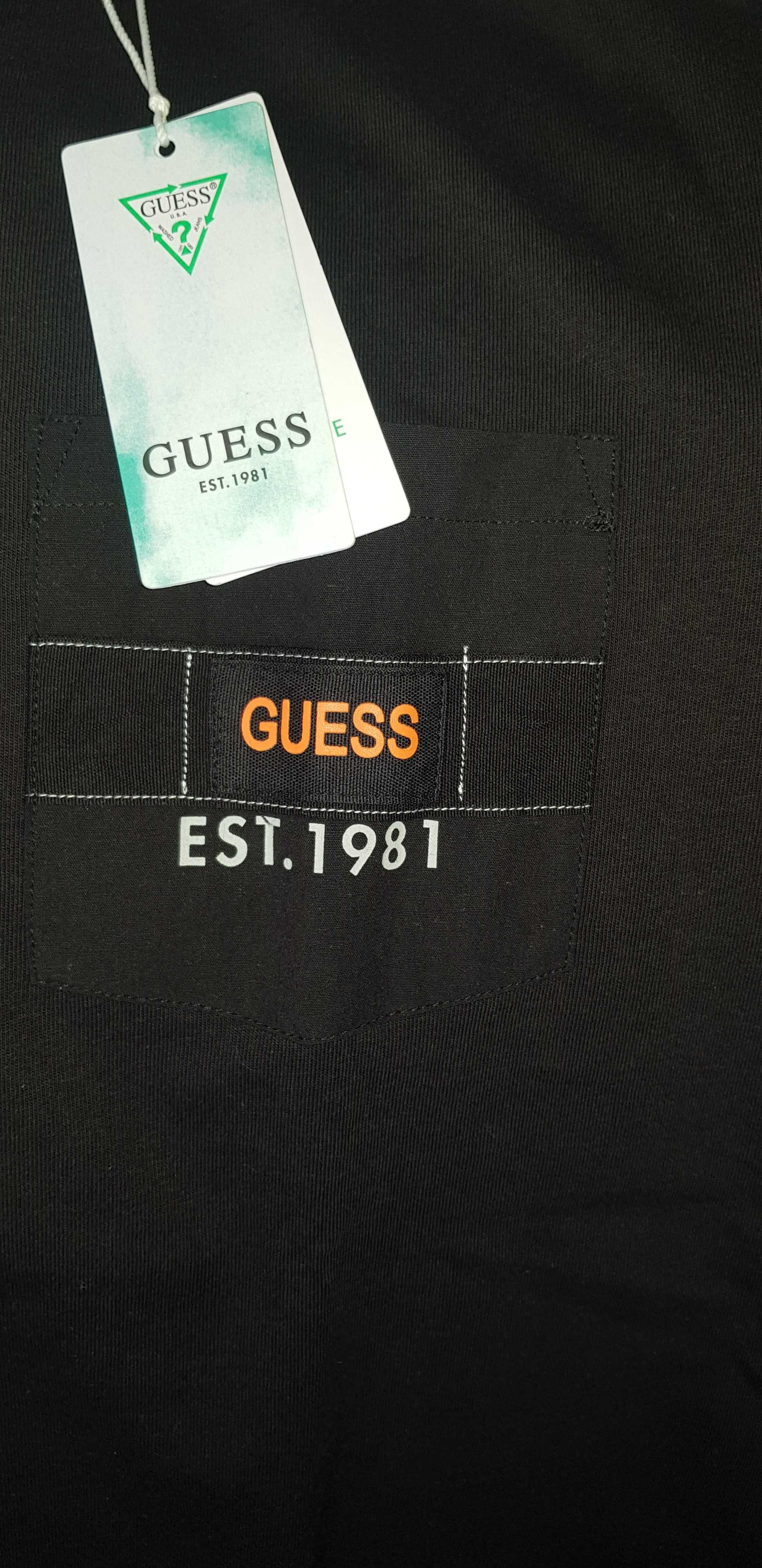Koszulka męska marki Guess- rozmiar S- docelowo rozmiar M
