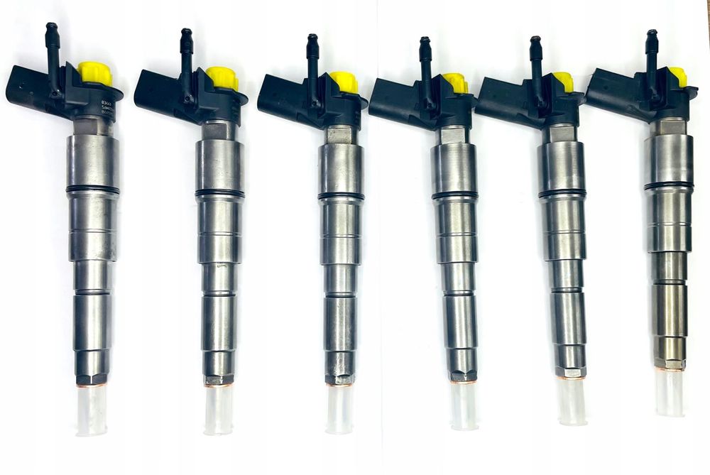 KOMPLET WTRYSKIWACZY 6SZT BMW E90 E60 63 E83 E70 3.0d 0445115077 779604204