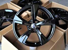 Alufelgi 17 5x100 Skoda Kamiq Scala Rapid Fabia Roomster Czarne ! 485#