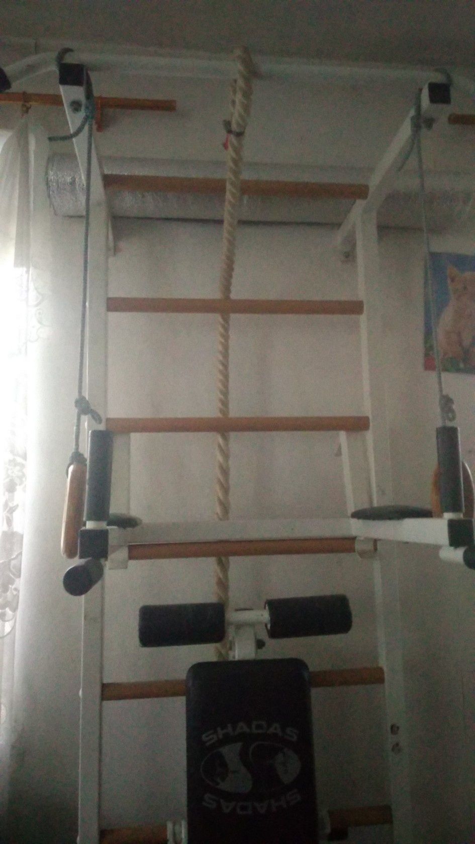 Спортивна горка, штанга все в комплекті