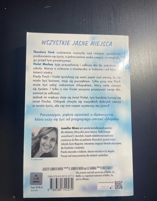 Książka Wszystkie Jasne Miejsca