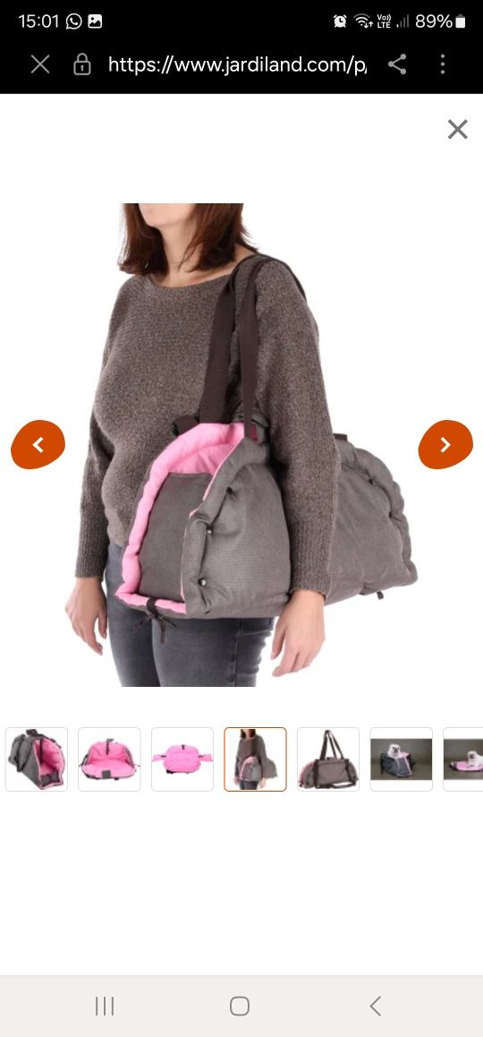 Torba transportowa dla psa Flamingo